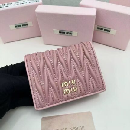 miumiu MIU Sheepskin Wallet -MIU MIU