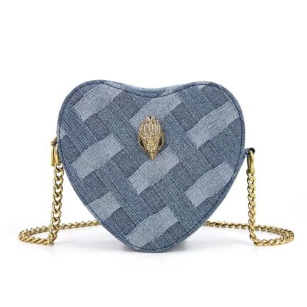 Love Eagle Head Women's Bag Denim Chain Shoulder Cross Bag Small Bag-KURT GEIGER